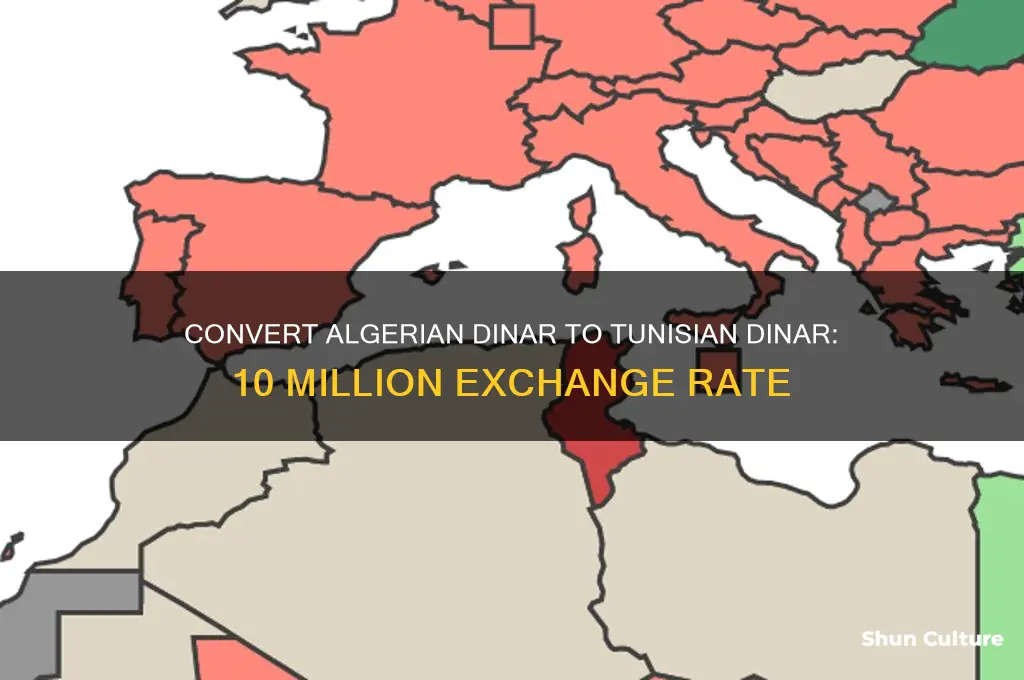 how much is 10 million dinar algerian in tunisian dinar