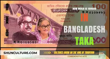 Understanding the Value: 100,000 in Bangladesh Taka Explained