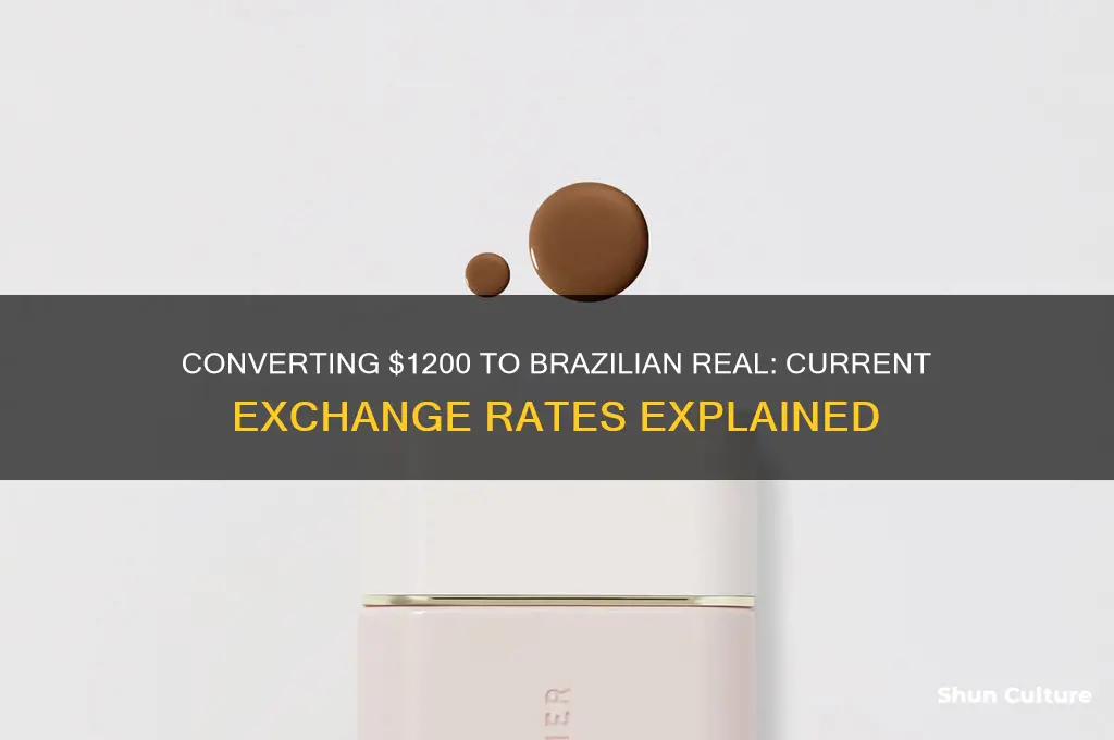 how much is 1200 dollars in brazil