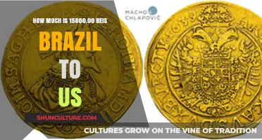 Convert 15000.00 Brazilian Reis to US Dollars: Current Exchange Rate