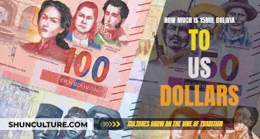 The Surprising Value of 15 Million Bolivian Dollars in USD