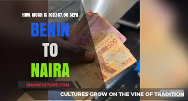 Convert 162,367.00 CEFA Benin to Naira: Latest Exchange Rate