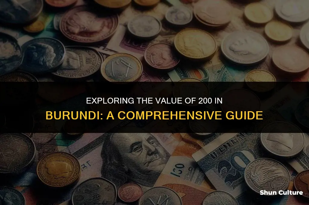 how much is 200 in burundi