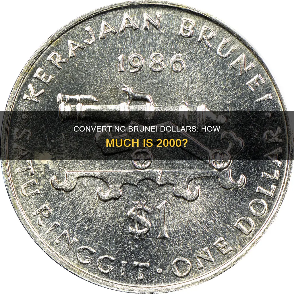 how much is 2000 brunei dollar in