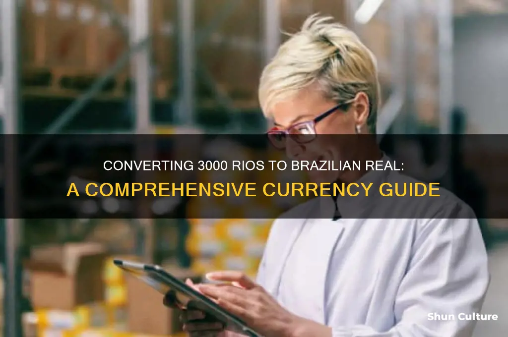 how much is 3000 rios in brazil