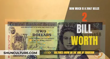 The Surprising Value of a 2007 Belize 2 Dollar Bill