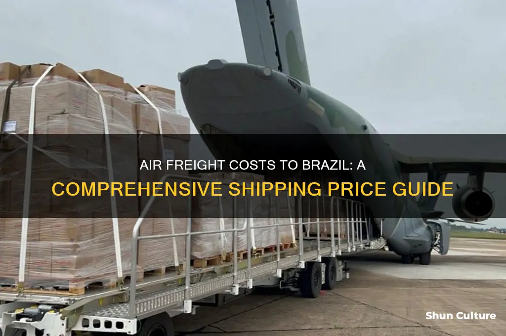 how much is a air shipment to brazil