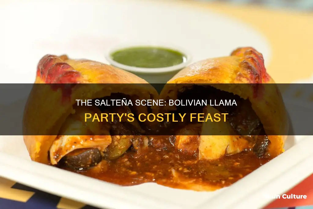 how much is a bolivian llama party salteña