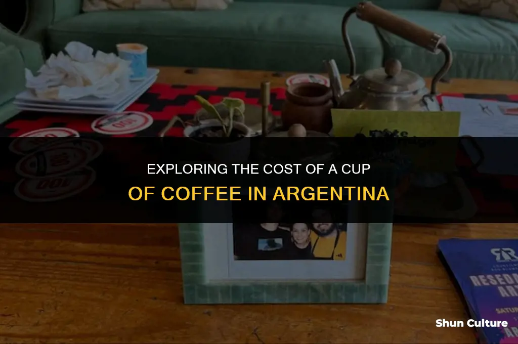 how much is a cup of coffee in argentina