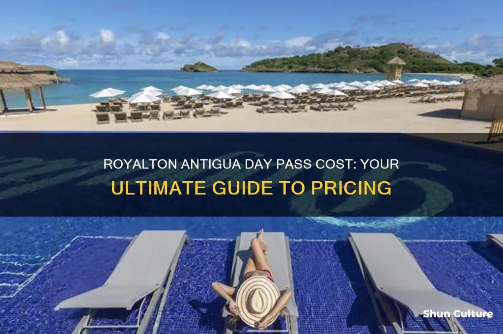 how much is a day pass at royalton antigua