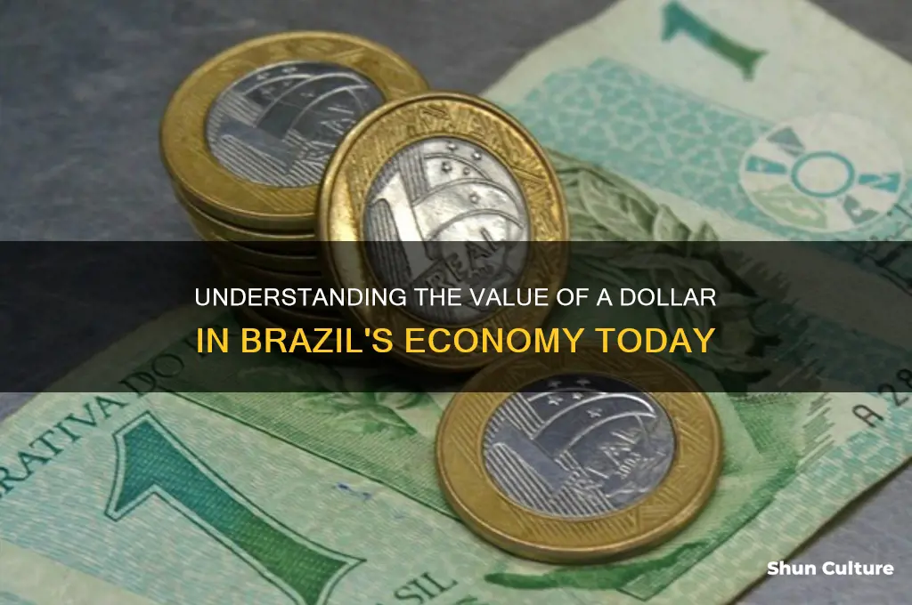 how much is a dollar worth in brazil