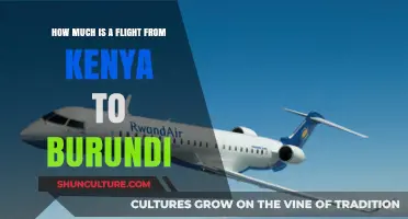 Exploring East Africa: Flight Costs from Kenya to Burundi