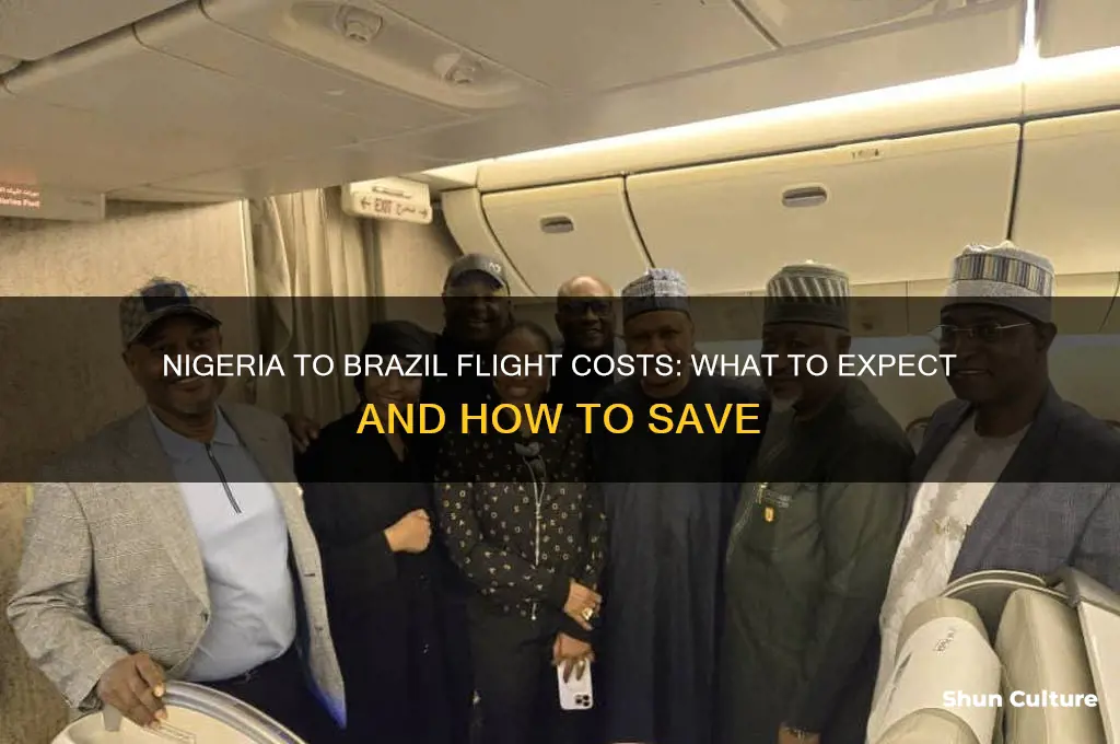 how much is a flight from nigeria to brazil
