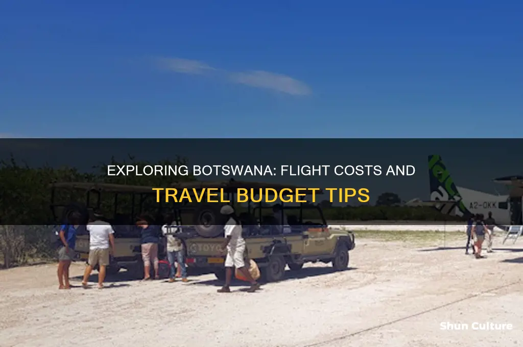 how much is a flight to botswana