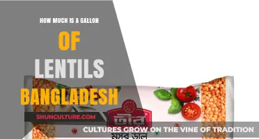 Lentil Prices in Bangladesh: Cost of a Gallon Explained