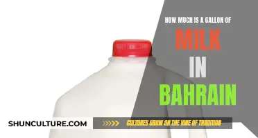 The Cost of Milk in Bahrain: A Gallon's Price