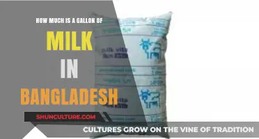 Milk Prices in Bangladesh: How Much Does a Gallon Cost?