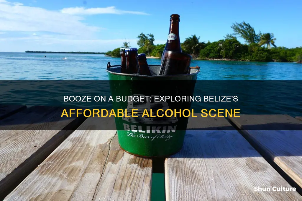 how much is a glass of booze in belize