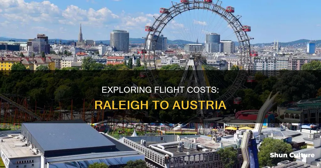 how much is a plane flight from raliegh to austria