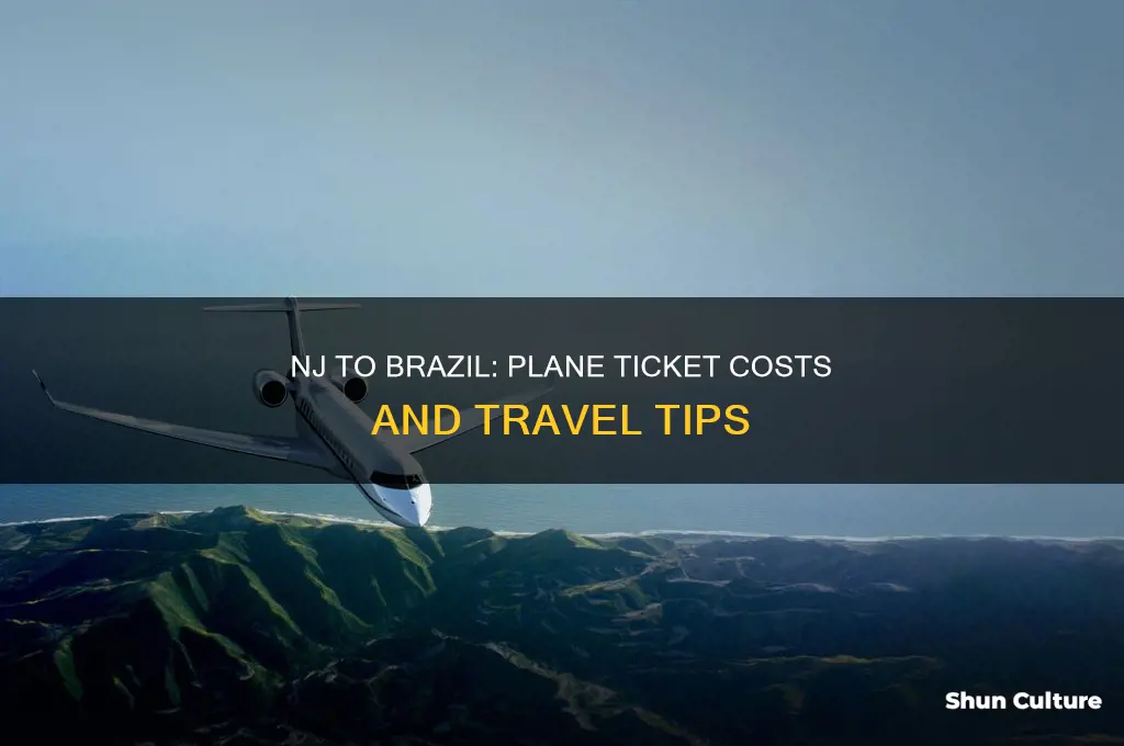 how much is a plane ticket to brazil from nj