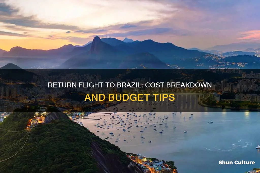 how much is a return flight to brazil