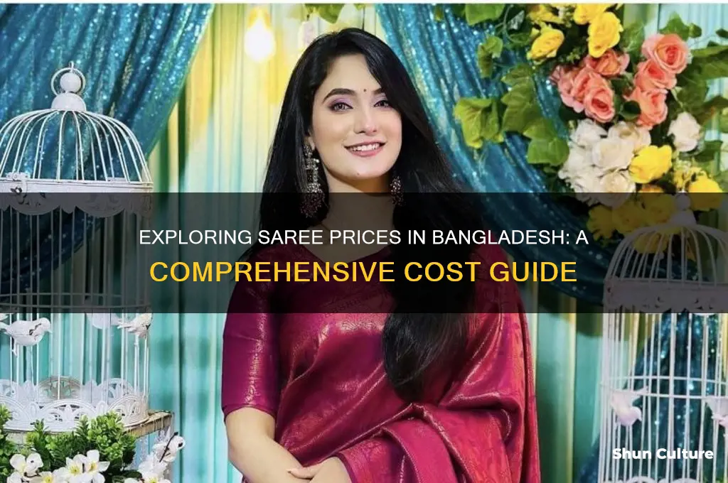 how much is a saree in bangladesh