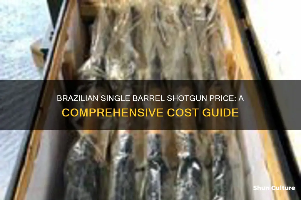 how much is a single barrel shotgun made in brazil