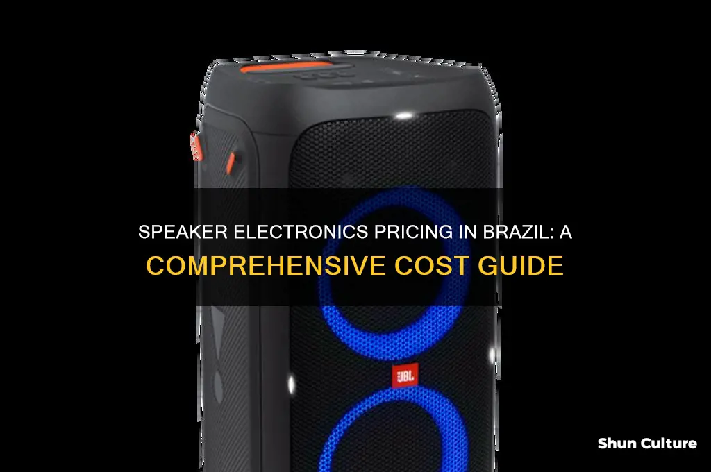 how much is a speaker electronic in brazil