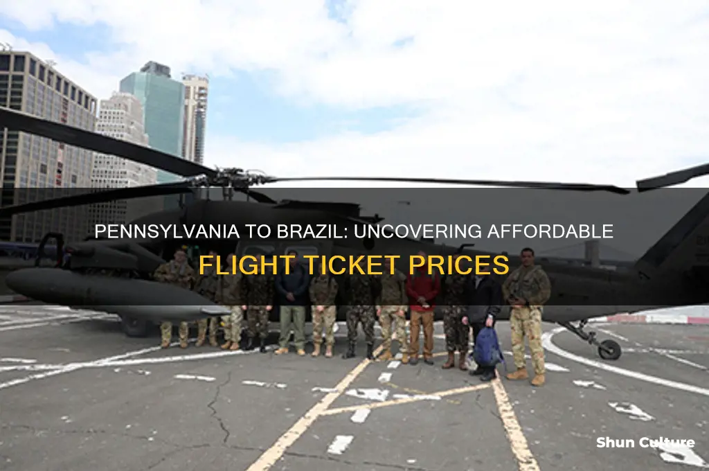 how much is a ticket to brazil from pennsylvania