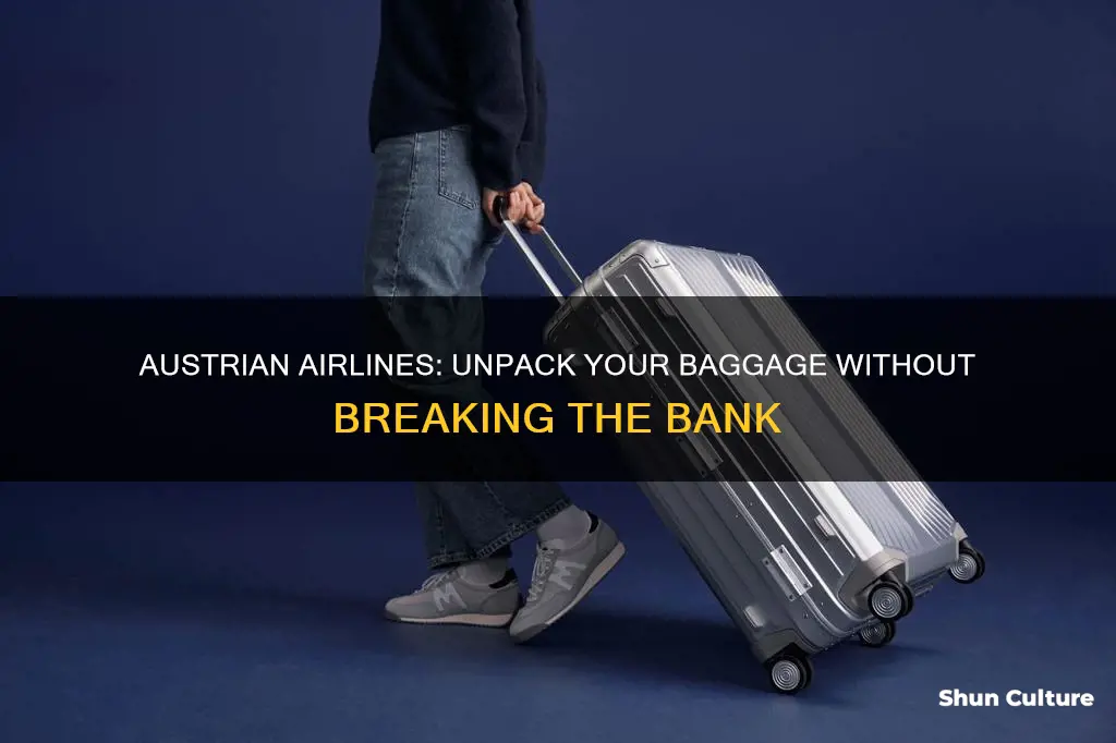 how much is additional luggage cost for austrian airlines