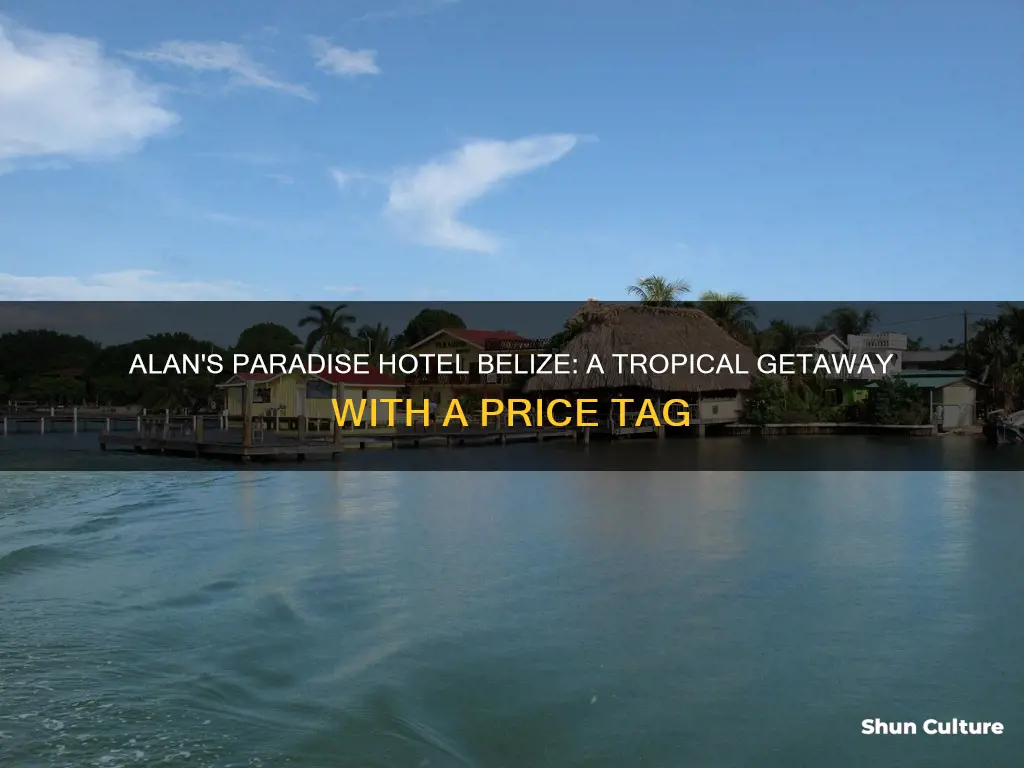 how much is alans paradise hotel belize