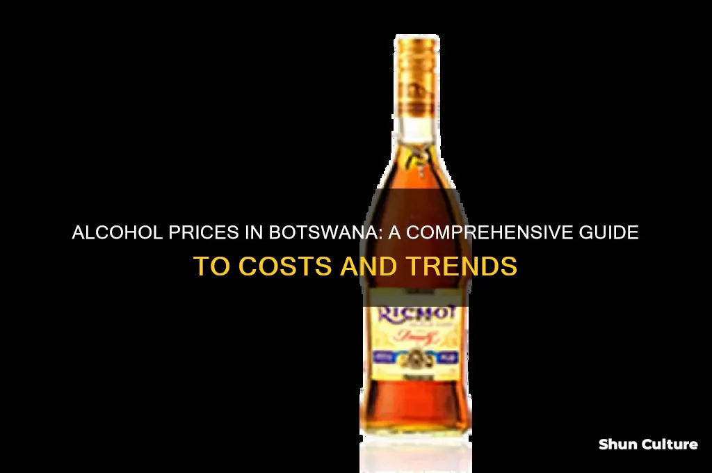 how much is alcohol in botswana