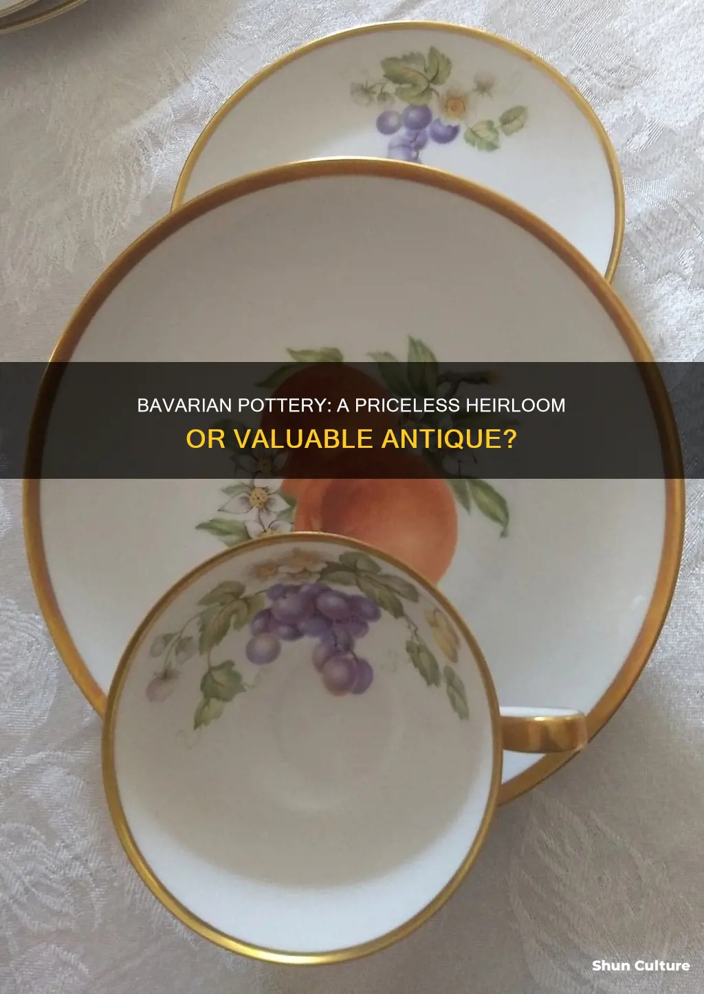 how much is bavarian pottery worth