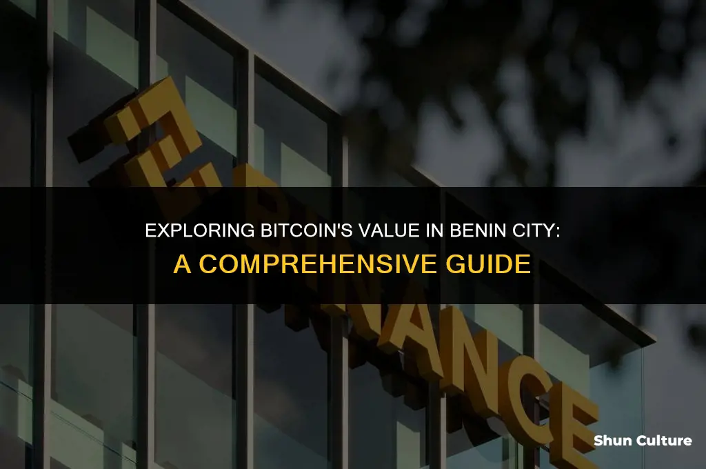 how much is bitcoin in benin city