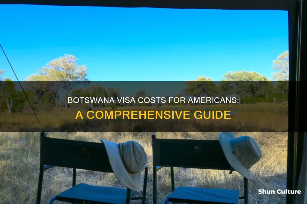 how much is botswana visa for anericans