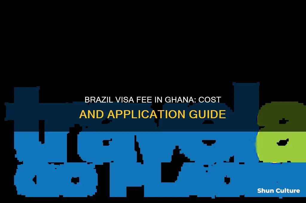 how much is brazil visa fee in ghana