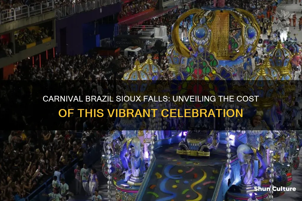 how much is carnival brazil sioux falls