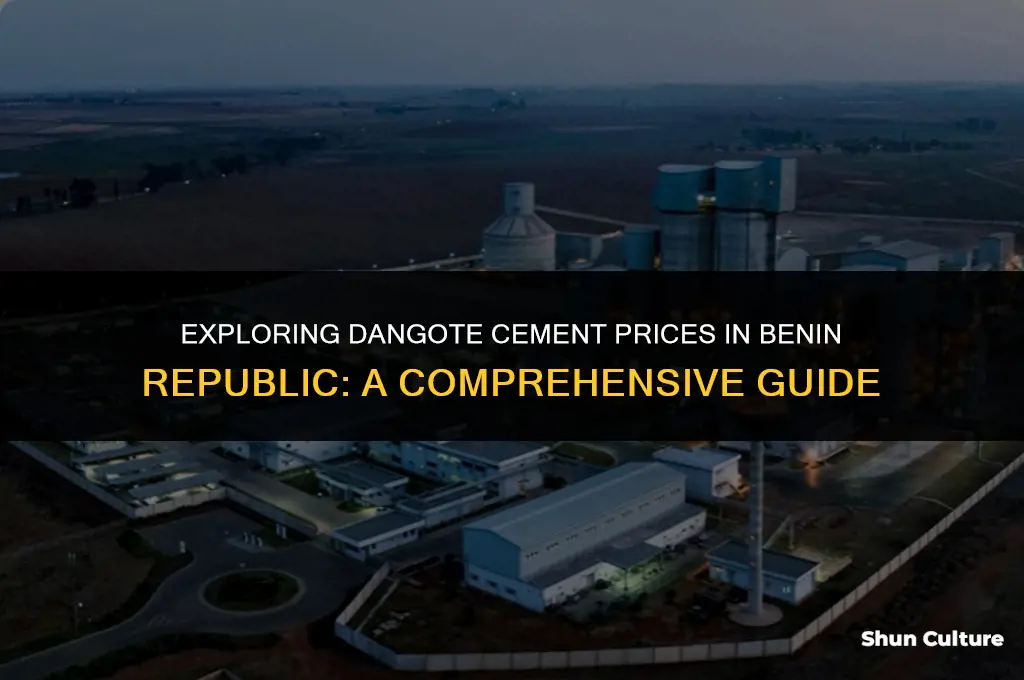 how much is dangote cement in benin republic