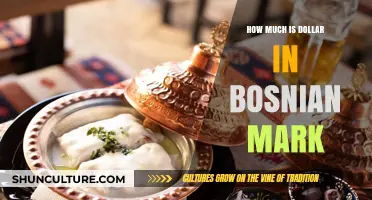 Current Dollar to Bosnian Mark Exchange Rate: A Comprehensive Guide