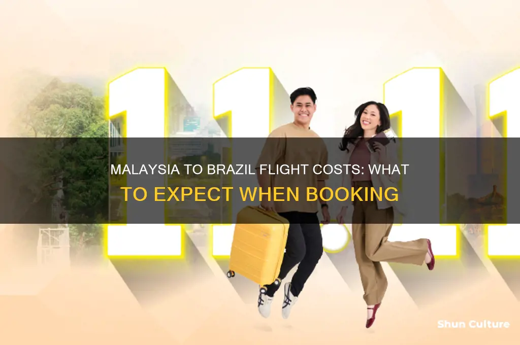 how much is flight ticket from malaysia to brazil