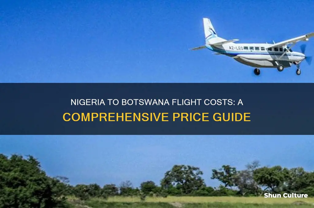 how much is flight ticket from nigeria to botswana