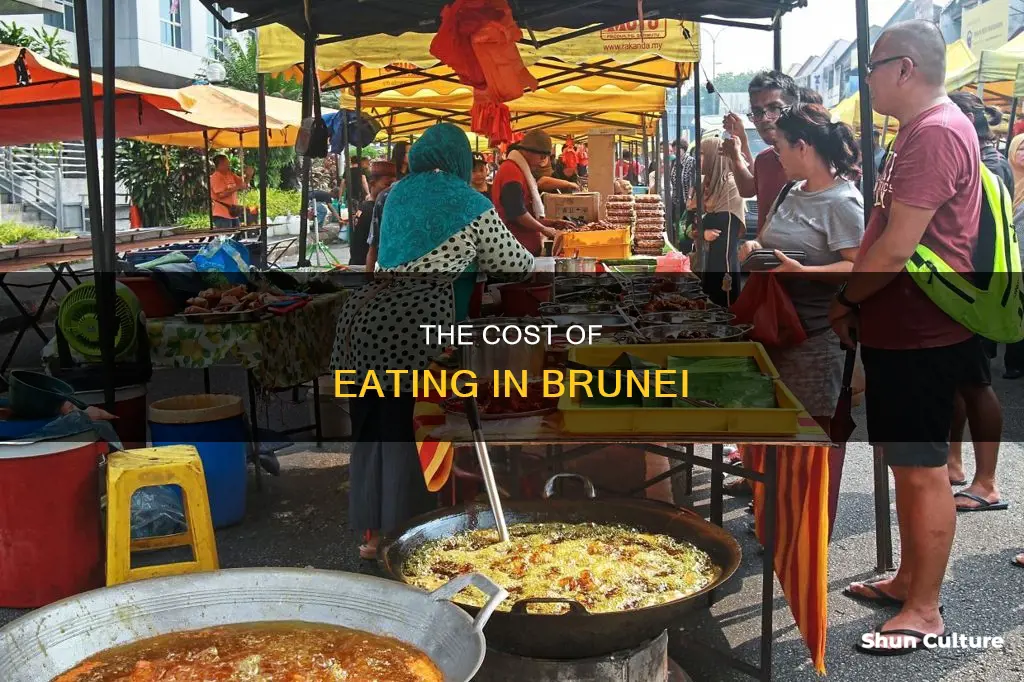 how much is food in brunei