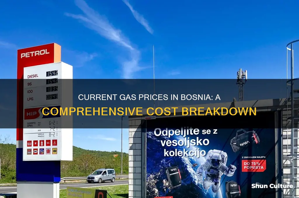 how much is gas in bosnia