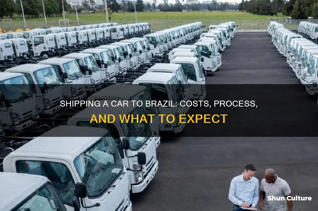 how much is it to send a car to brazil