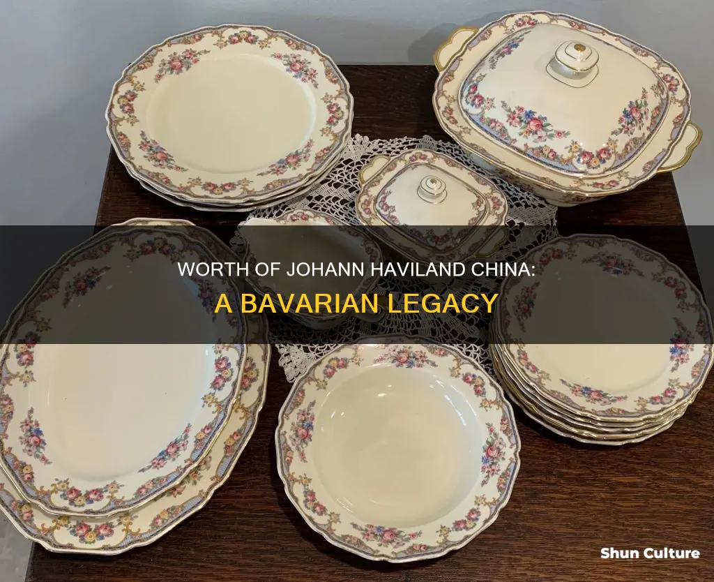 how much is johann haviland bavaria germany china worth