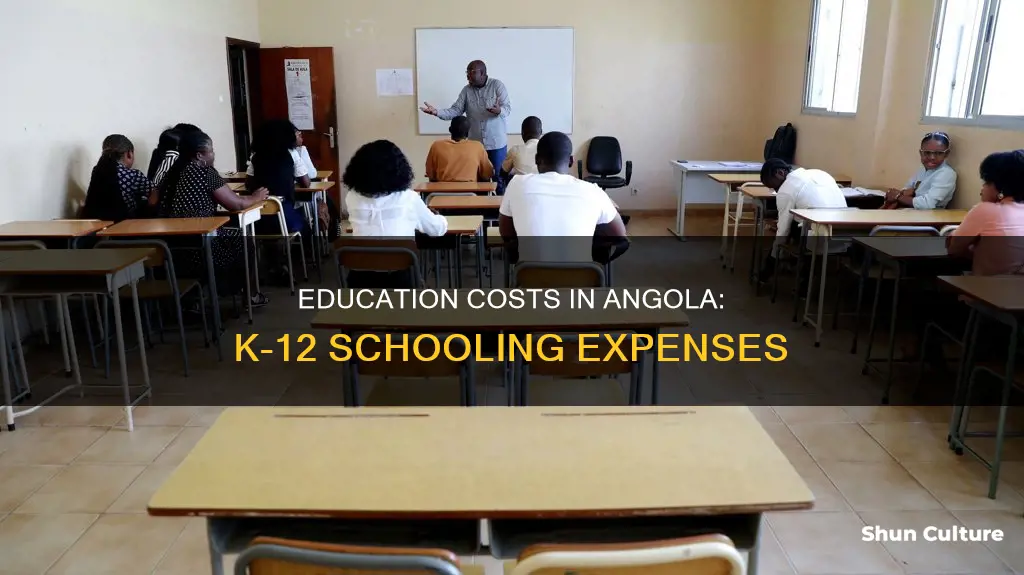 how much is k-12 schooling in angola