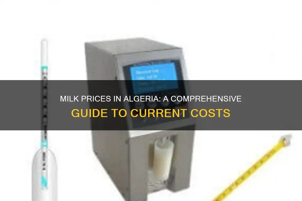 how much is milk in algeria