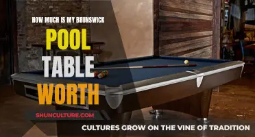The Value of a Brunswick: Unraveling the Worth of Your Pool Table