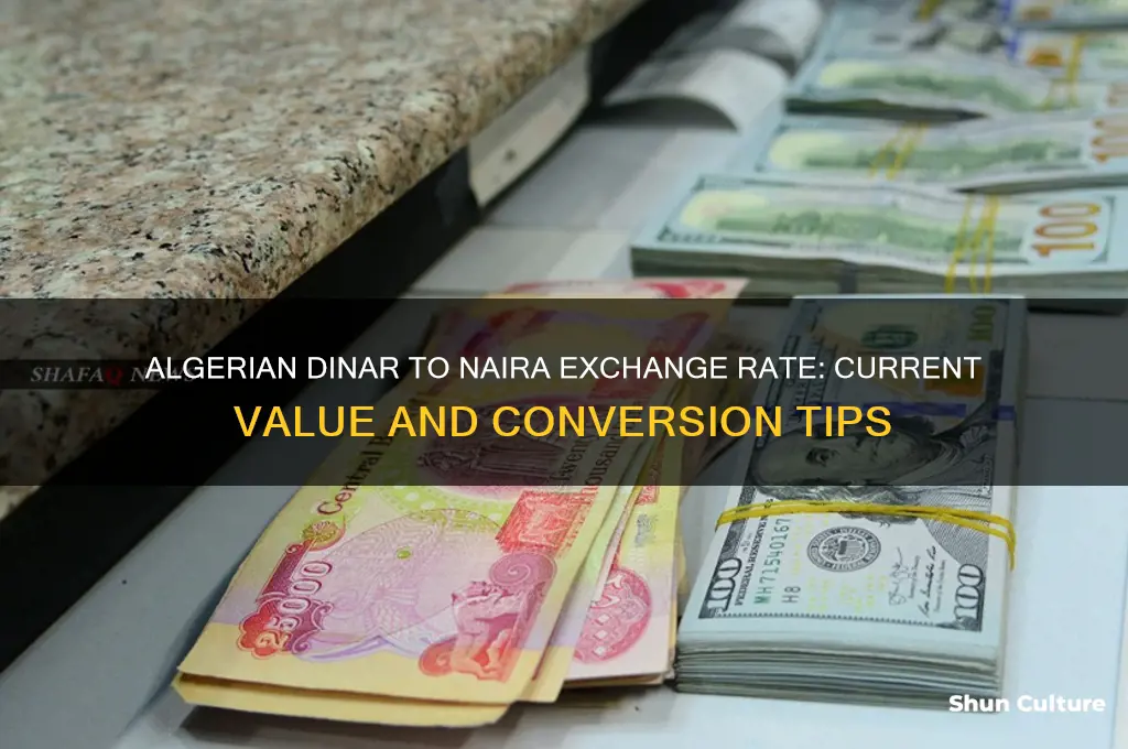 how much is one algerian dinar to naira