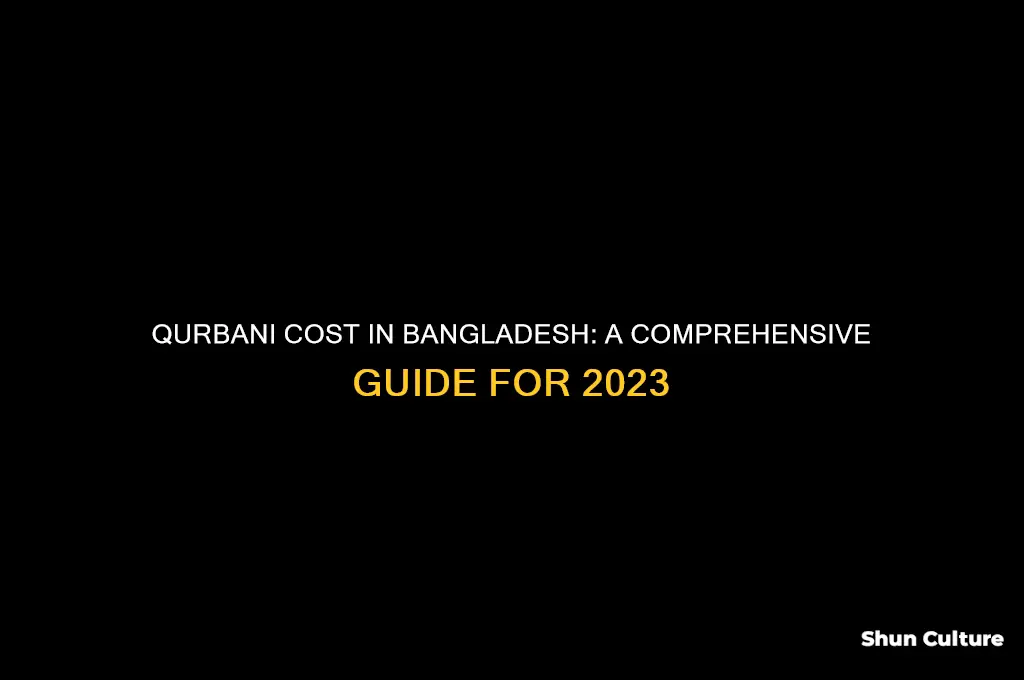 how much is qurbani in bangladesh